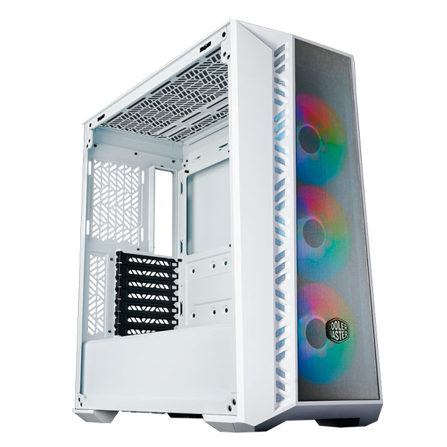 Gabinete Cooler Master MasterBox 520, Midi-Tower, ATX/EATX/Micro-ATX/Mini-ITX/SSI-CEB, USB 3.0, sin Fuente, 3 Ventiladores Instalados, Blanco