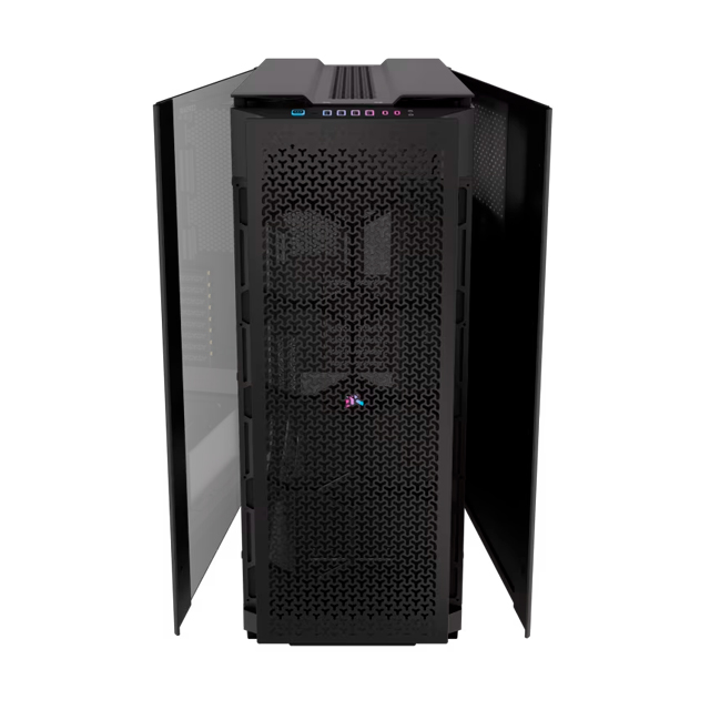 Gabinete CORSAIR iCUE LINK 9000D RGB AIRFLOW Full Tower, ATX/EATX/Micro-ATX/Mini-ITX, USB 3.0, sin Fuente, Negro