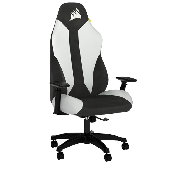 Corsair Silla Gamer TC70 Remix, hasta 120Kg, Negro/Blanco