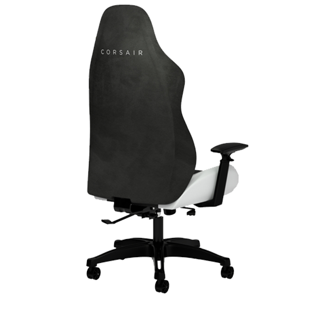 Corsair Silla Gamer TC70 Remix, hasta 120Kg, Negro/Blanco
