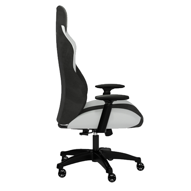 Corsair Silla Gamer TC70 Remix, hasta 120Kg, Negro/Blanco