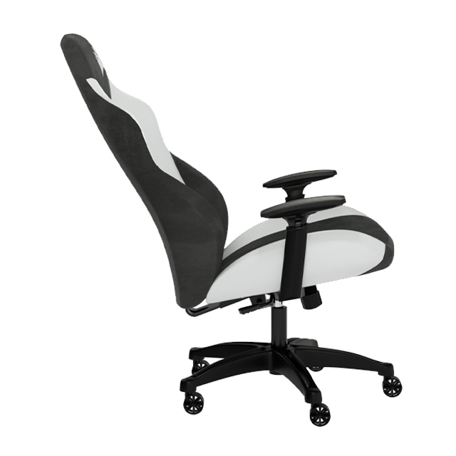 Corsair Silla Gamer TC70 Remix, hasta 120Kg, Negro/Blanco