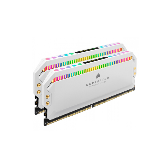 Kit Memoria RAM Corsair Dominator Platinum RGB DDR4, 3200MHz, 16GB (2x 8GB), CL16, XMP, Blanco
