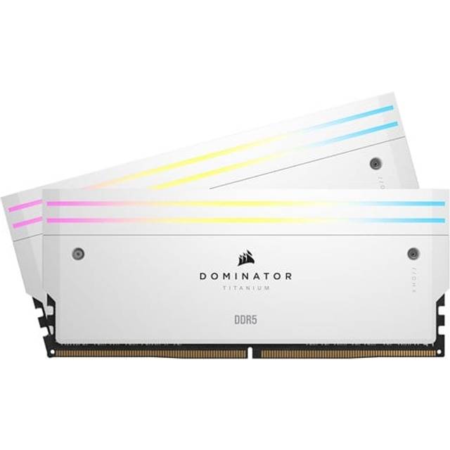 Kit Memoria RAM Corsair Dominator Titanium RGB DDR5, 6400MHz, 64GB - 2 x 32GB, CL32, XMP