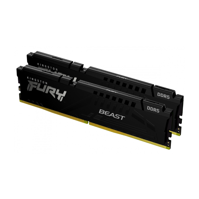Kit Memoria RAM Kingston FURY Beast DDR5, 5200MHz, 32GB - 2 x 16GB, CL40, XMP
