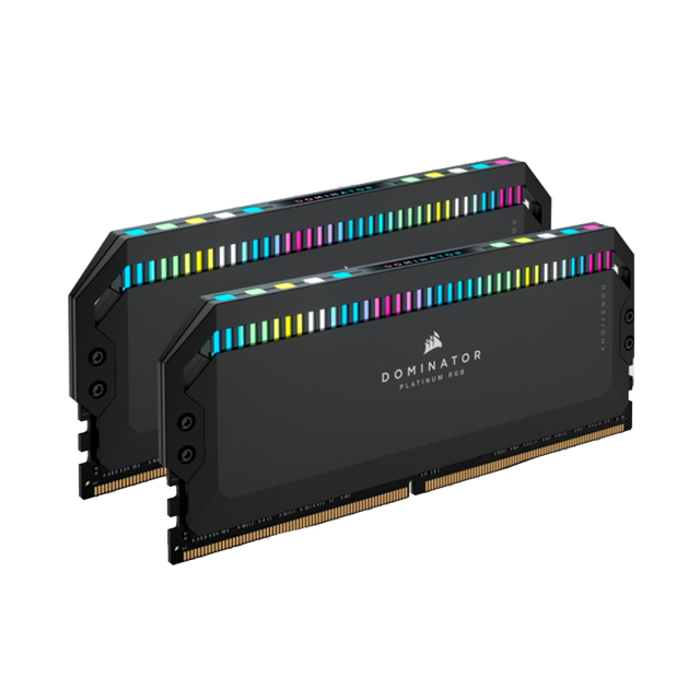Kit Memoria RAM Corsair Dominator Platinum RGB DDR5, 6000MHz, 32GB (2 x 16GB), Non-ECC, CL36, XMP