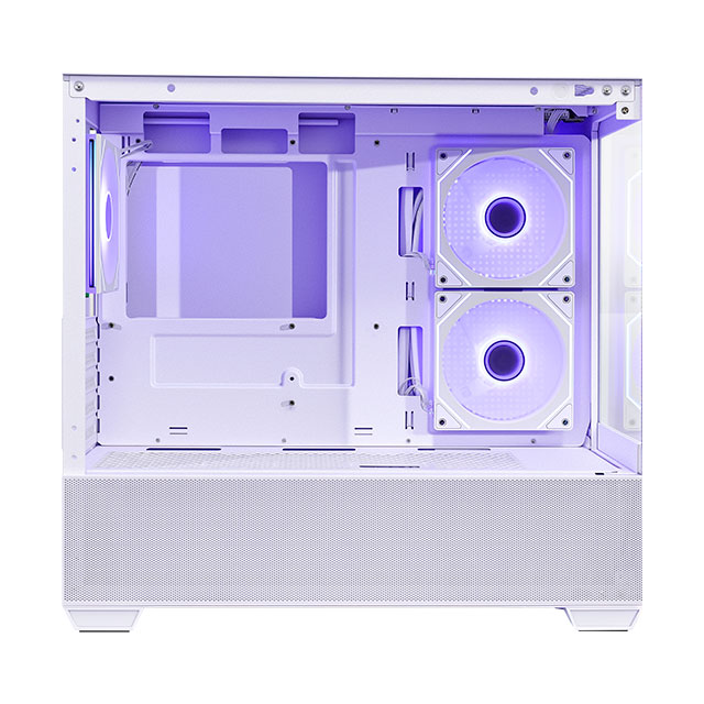 Gabinete Cooler Master ELITE 490, Mini-Tower, Micro-ATX/Mini-ITX, USB 3.0, sin Fuente, 3 Ventiladores Instalados, Blanco