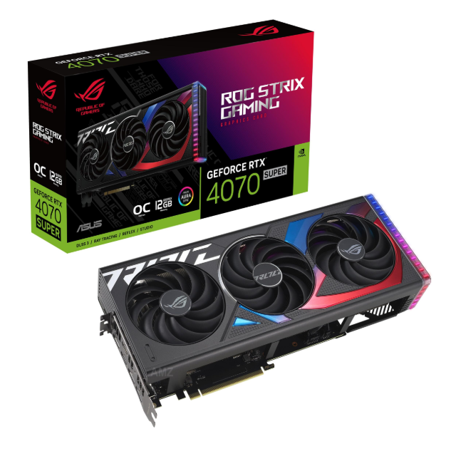   Tarjeta de Video ASUS NVIDIA ROG Strix GeForce RTX 4070 SUPER OC, 12GB 192-bit GDDR6X, PCI Express 4.0