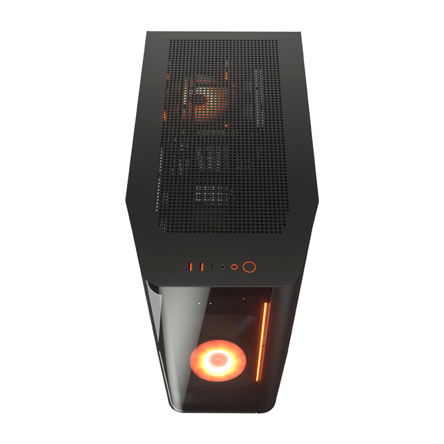 Gabinete Cougar FV270 RGB, Midi-Tower, ATX/CEB/EATX/Micro-ATX/Mini-ITX, USB 3.0, sin Fuente, 4 Ventiladores Instalados, Negro