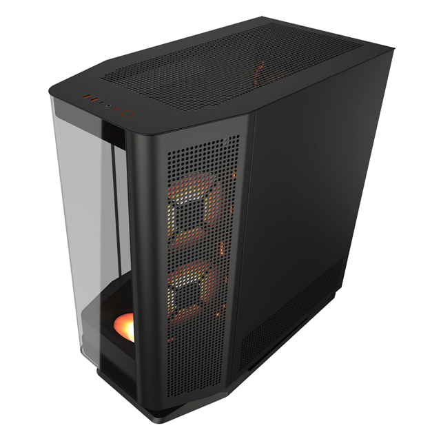 Gabinete Cougar FV270 RGB, Midi-Tower, ATX/CEB/EATX/Micro-ATX/Mini-ITX, USB 3.0, sin Fuente, 4 Ventiladores Instalados, Negro