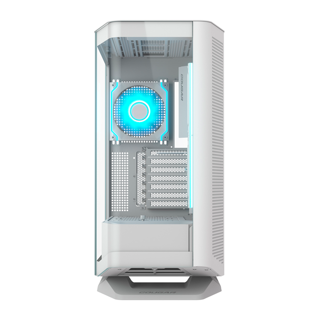 Gabinete Cougar FV270 RGB, Midi-Tower, ATX/CEB/EATX/Micro-ATX/Mini-ITX, USB 3.0, sin Fuente, 4 Ventiladores Instalados, Blanco