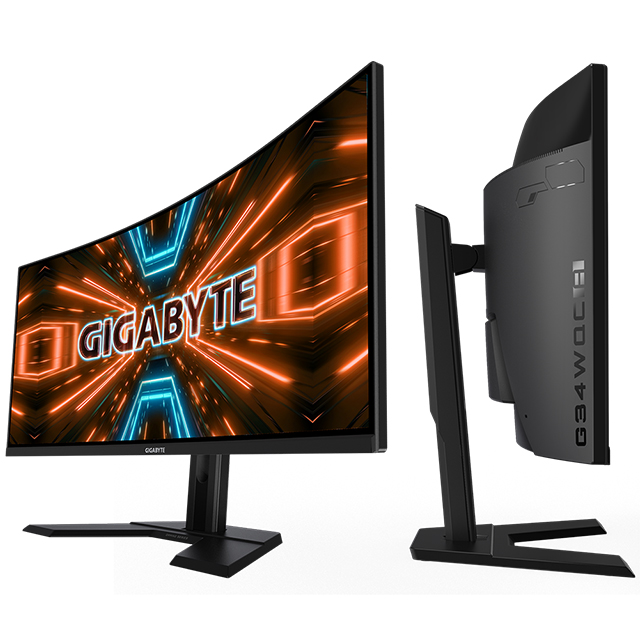 Monitor Gamer Curvo Gigabyte G34WQC-A LCD 34", Quad HD, Ultra Wide, Adaptive-Sync, 144Hz, HDMI, Bocinas Integradas (2 x 2W), Negro