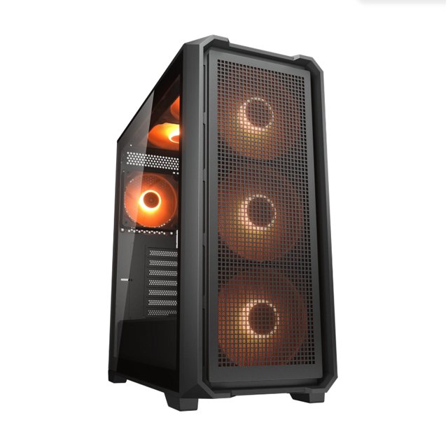 Gabinete Cougar MX600 AIR PRO, Mid Tower, Mini ITX, Micro ATX, ATX, USB 3.2 Gen 2x1 (10Gbps) Type-C x 1, USB 3.0 Type-A, Sin Fuenten, Negro