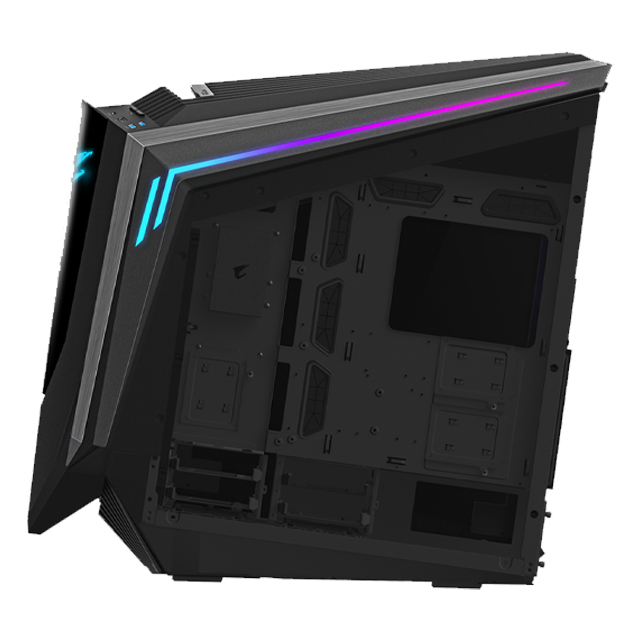 Gabinete AORUS C700 Glass con Ventana ARGB, Full-Tower, ATX/EATX/Micro ATX/Mini-ITX, USB 3.1, sin Fuente, Negro