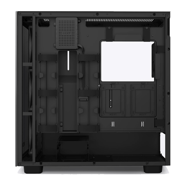 Gabinete NZXT H7 Elite con Ventana RGB, Midi-Tower, Mini-ITX/Micro-ATX/ATX, USB 3.1, sin Fuente, 4 Ventiladores Instalados, Negro 