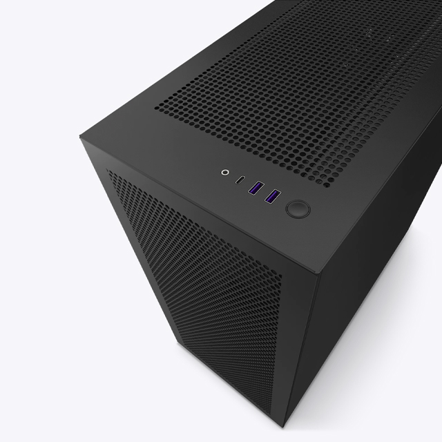 Gabinete NZXT H7 Flow con Ventana, Midi-Tower, Mini-ITX/Micro-ATX/ATX/EATX, USB 3.0, sin Fuente, Negro Mate