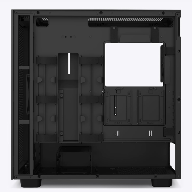 Gabinete NZXT H7 Flow con Ventana, Midi-Tower, Mini-ITX/Micro-ATX/ATX/EATX, USB 3.0, sin Fuente, Negro Mate