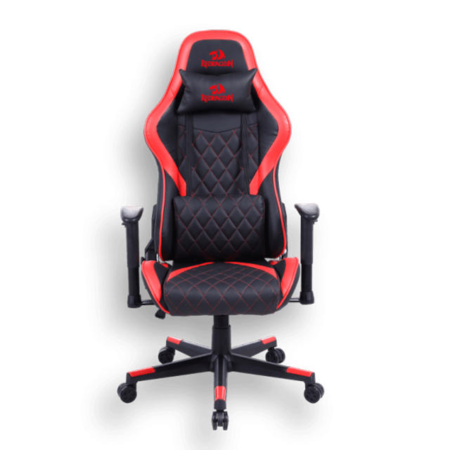 Redragon Silla Gamer Gaia C211, hasta 150kg, Negro/Rojo