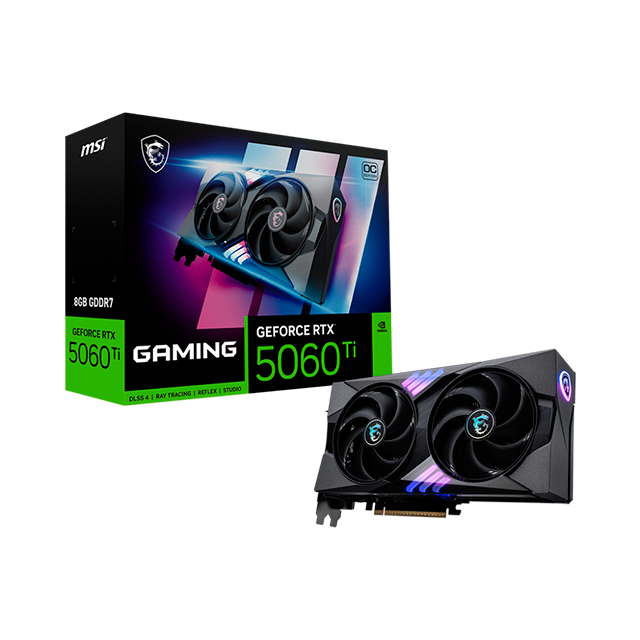 Tarjeta de Video MSI NVIDIA GeForce RTX 5060 Ti 8G GAMING OC, 8GB 128-bit GDDR7, PCI Express x16 5.0