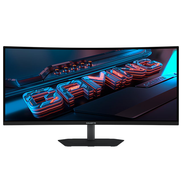 Monitor Gamer Curvo Gigabyte GS34WQCA LCD 34", 3440x1440 Ultra Wide Quad HD, FreeSync, 120Hz, HDMI/DisplayPort, Negro