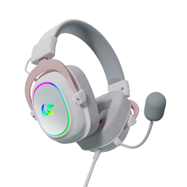 Redragon Audífonos Gamer Zeus X H510 7.1, Alámbrico, 3.5mm/USB, Blanco