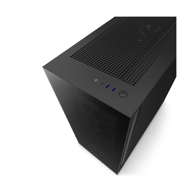 Gabinete NZXT H7 Elite con Ventana RGB, Midi-Tower, Mini-ITX/Micro-ATX/ATX/EATX, USB 3.0, sin Fuente, Negro Mate
