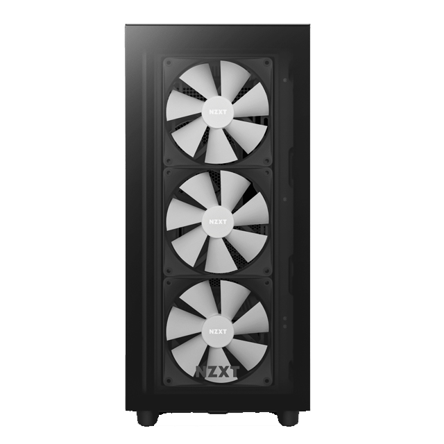 Gabinete NZXT H7 Elite con Ventana RGB, Midi-Tower, Mini-ITX/Micro-ATX/ATX, USB 3.1, sin Fuente, 4 Ventiladores Instalados, Negro 