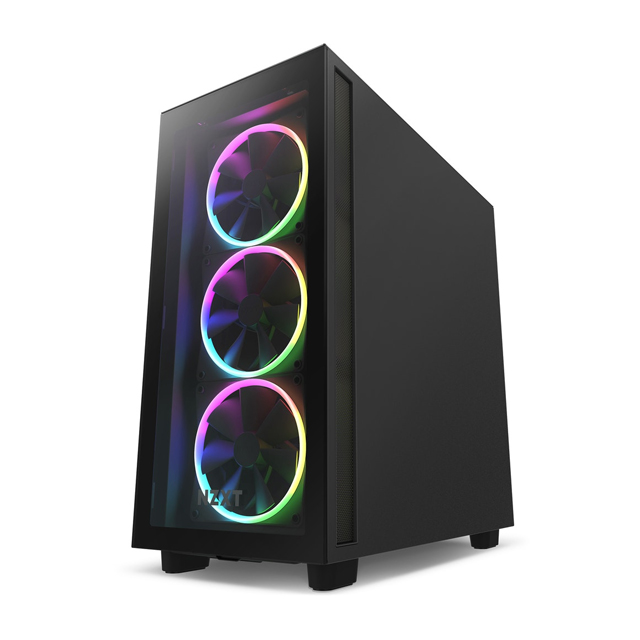 Gabinete NZXT H7 Elite con Ventana RGB, Midi-Tower, Mini-ITX/Micro-ATX/ATX/EATX, USB 3.0, sin Fuente, Negro Mate