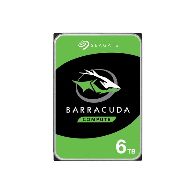 Disco Duro Interno Seagate Barracuda 3.5'', 6TB, SATA III, 6 Gbit/s, 5400RPM, 256MB Caché