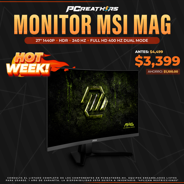 HOTSALE028 - MSI MAG 275CQDF X24 27