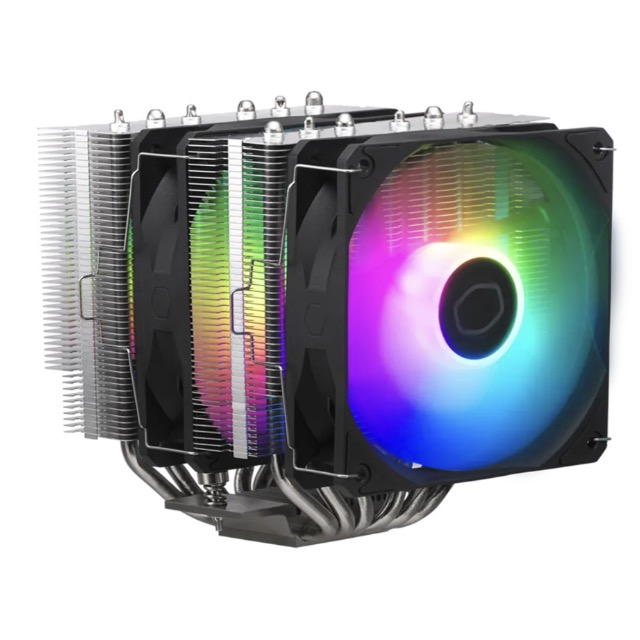 VENTILADOR P/CPU COOLER MASTER HYPER 620S,ARGB,DOBLE TORRE, 6 TUBOS,1 CRYOFUZE