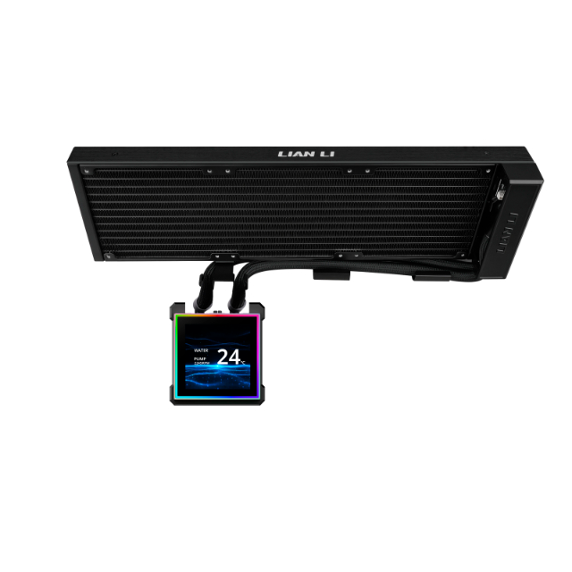 Lian Li HydroShift II LCD-S CL Enfriamiento Líquido para CPU, 3x 120mm, hasta 3200RPM, Negro