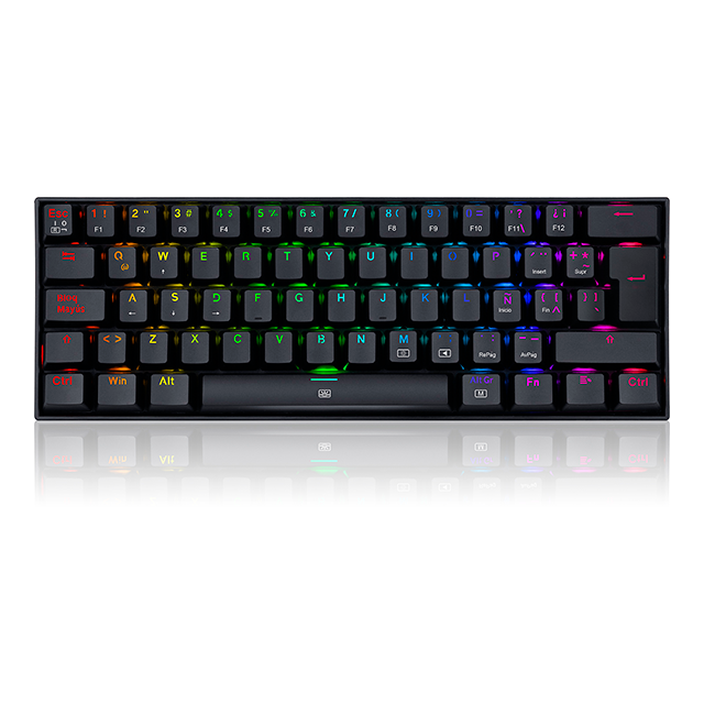 Teclado Gamer Redragon Dragonborn K630 RGB, Teclado Mecánico, Switch Redragon Red, Alámbrico, Negro