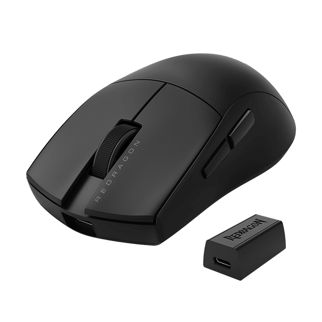 Mouse Gamer Redragon KING M916-PRO 4K , Alámbrico/Inalámbrico, USB/Bluetooth/RF 2.4, 1000DPI-26000DPI, Negro