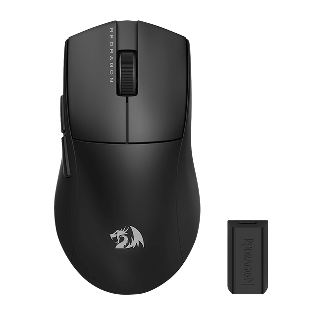 Mouse Gamer Redragon KING M916-PRO 4K , Alámbrico/Inalámbrico, USB/Bluetooth/RF 2.4, 1000DPI-26000DPI, Negro