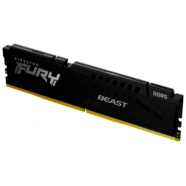 Memoria RAM Kingston Fury Beast Black DDR5, 5200MHz, 32GB, CL40, XMP