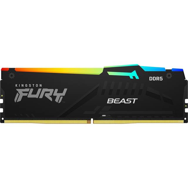 Memoria RAM Kingston FURY Beast RGB DDR5, 5600MHz, 16GB, CL36, XMP/EXPO