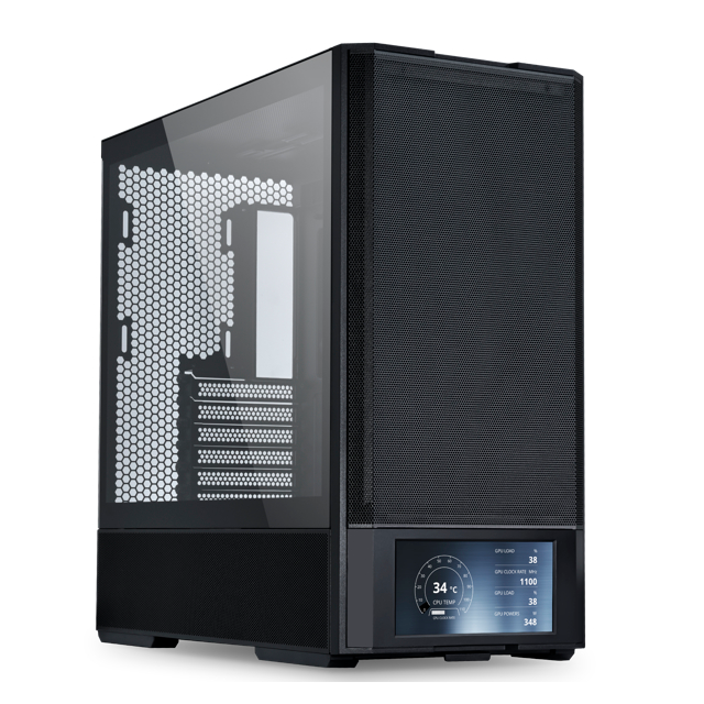 Gabinete Lian Li LANCOOL 270 DIGITAL con Ventana, ATX/Micro-ATX/Mini-ITX, USB 3.0, sin Fuente, 4 Ventiladores Instalados, Negro