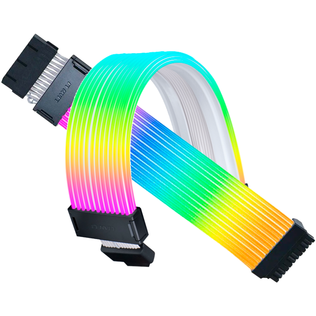 Lian Li Strimer Wireless Bundle - Cable de 16-PIN para Tarjeta de Video y Cable de 24-PIN para Tarjeta Madre - Incluye Controlador USB Lian Li Strimer Wireless