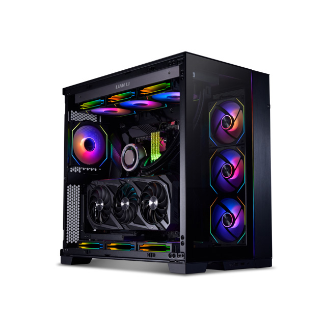 Ventiladores Lian Li UNI FAN SL-INFINITY ARGB, 120mm, 2100RPM, Negro, Kit de 3 Ventiladores con HUB incluido 