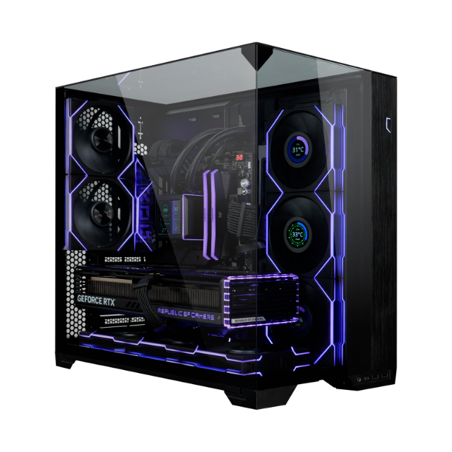 Kit Ventiladores Lian Li UNI FAN TL LCD Wireless 120, 3x 120mm, 1900RPM, ARGB, Negro