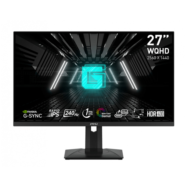 Monitor MSI G274QPX LED 27”, Quad HD, G-Sync, 240Hz, HDMI, Negro