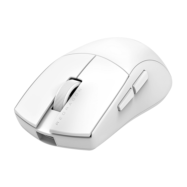 Mouse Gamer Redragon KING M916W-PRO-1K, Alámbrico/Inalámbrico, USB/Bluetooth/RF, 1000DPI-26000DPI, Blanco