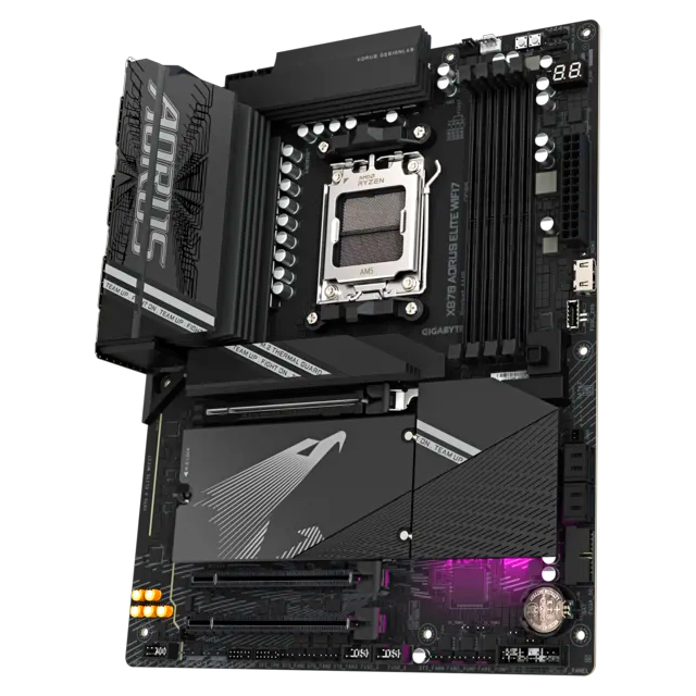 Tarjeta Madre AORUS X870 A ELITE WIFI7, ATX, Socket AM5, AMD X870, 256GB DDR5, HDMI/DP para AMD