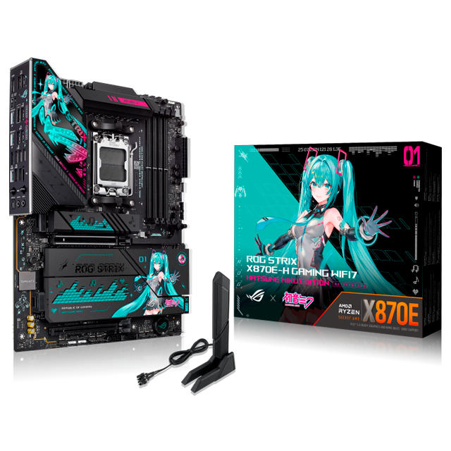 Tarjeta Madre ROG STRIX X870E-H GAMING WIFI7 (Hatsune Miku Edition)