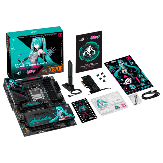 Tarjeta Madre ROG STRIX X870E-H GAMING WIFI7 (Hatsune Miku Edition)