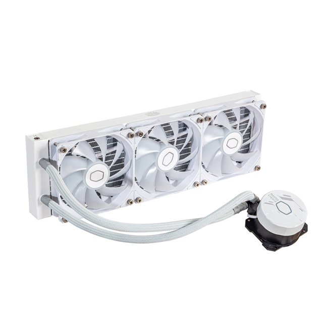 Cooler Master MasterLiquid 360L Core ARGB White Enfriamiento Líquido para CPU, 3 x 120mm, 650-1750RPM