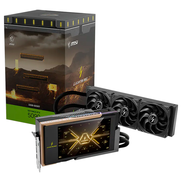 Tarjeta Gráfica GeForce RTX 5090 32G LIGHTNING Z, PCI Express Gen 5x 16, 32GB GDDR7, 512bit