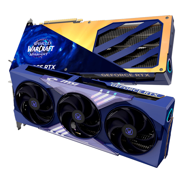 Tarjeta Gráfica MSI GeForce RTX™ 5070 12G World of Warcraft® MIDNIGHT VOID EDITION OC