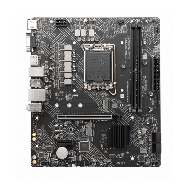 Tarjeta Madre MSI Micro-ATX PRO H610M-G DDR4, S-1700, Intel H610, HDMI, 64GB DDR4 para Intel
